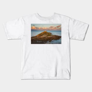 Mumbles Liighthouse, Swansea Kids T-Shirt